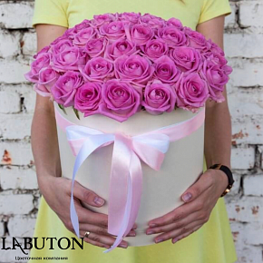 Розы в коробке 31шт Розы в коробке 31шт