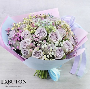 Букет из нежных Роз "Лунное сияние" Букет из нежных Роз "Лунное сияние"